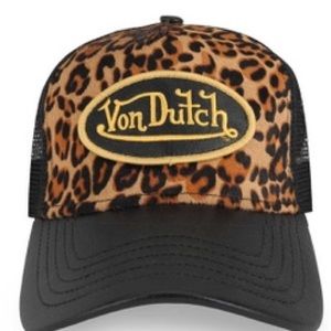 Von Dutch Leopard Velvet Trucker